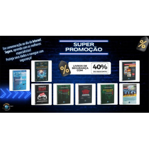 Promoção Imperdível! 40% OFF em Livros de Segurança na Internet