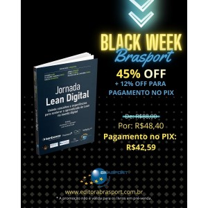 [PENÚLTIMO DIA DA BLACK WEEK BRASPORT] O livro Jornada Lean Digital está com desconto de 45%