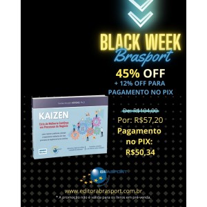 [BLACK WEEK BRASPORT] O livro KAIZEN está com desconto de 45%.