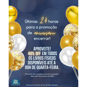 Faltam 24h para a promoção do Aniversário Brasport encerrar!