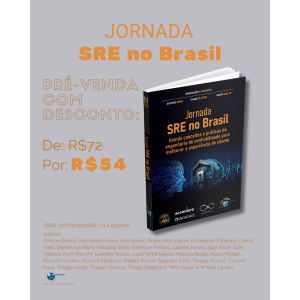 Pré-venda do livro Jornada SRE no Brasil