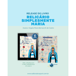 Release do livro Relicário Simplesmente Maria