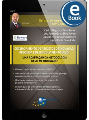 eBook: Gerenciamento de Projetos de Inovação, Pesquisa e Desenvolvimento (P&D) – Basic Methodware®